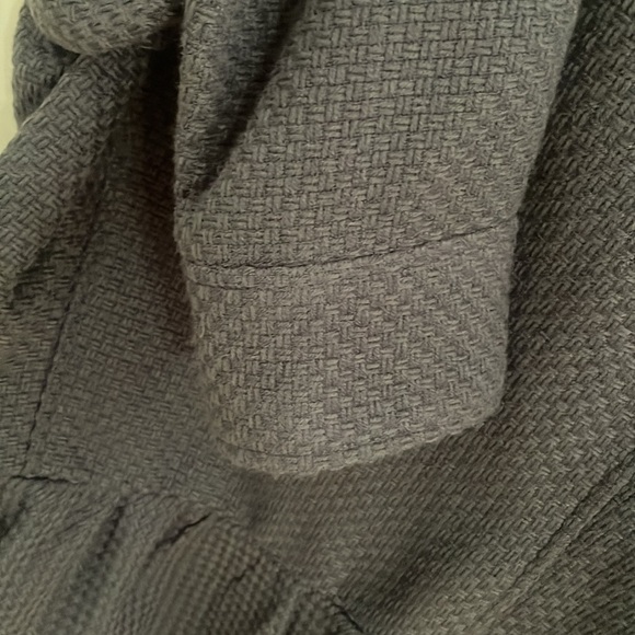 Decree Jacket Blazer Ruffle Basketweave in Gray Size XL Juniors - Picture 7 of 13